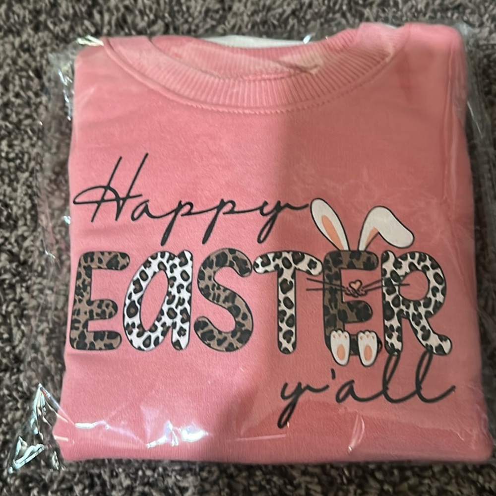 Happy Easter yall & Bunny squad jumpsuit romper set is 2 new multiple sizes